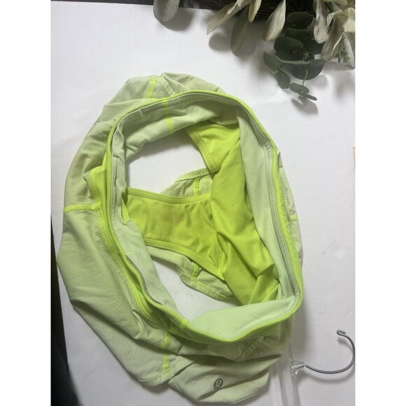 Women’s Lululemon Speed Up Shorts Size 6 Neon Yellow Running Gym Workout.   J - Picture 7 of 8